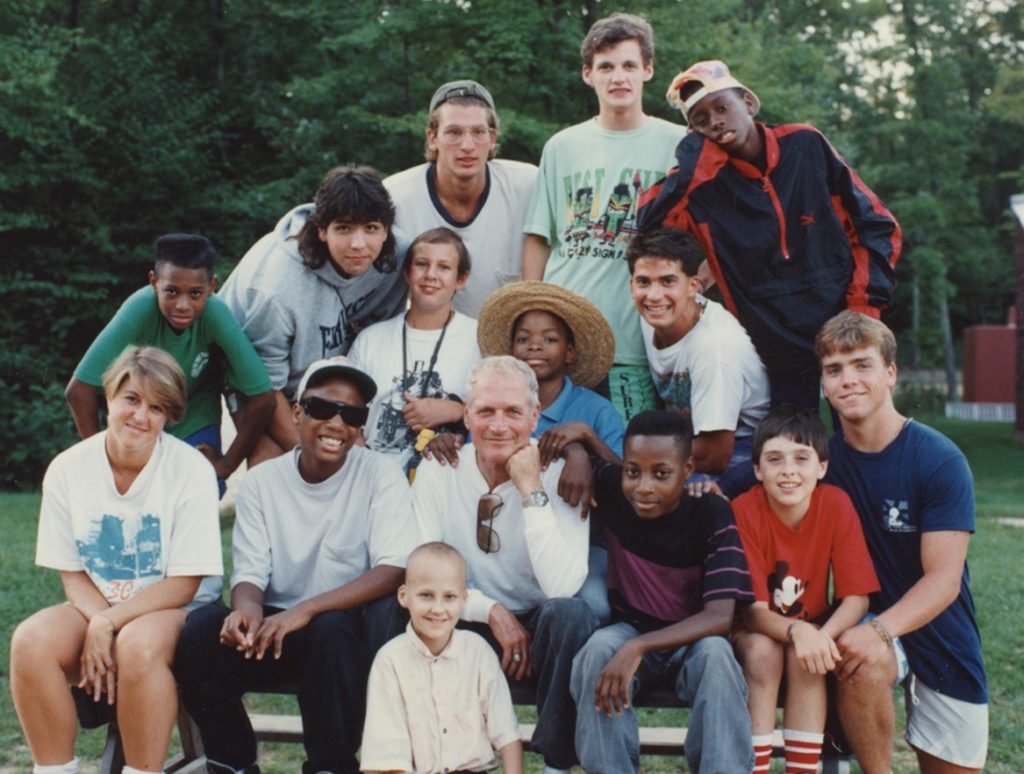 Paul Newman and camps at Hole in the Wal Camp Gang