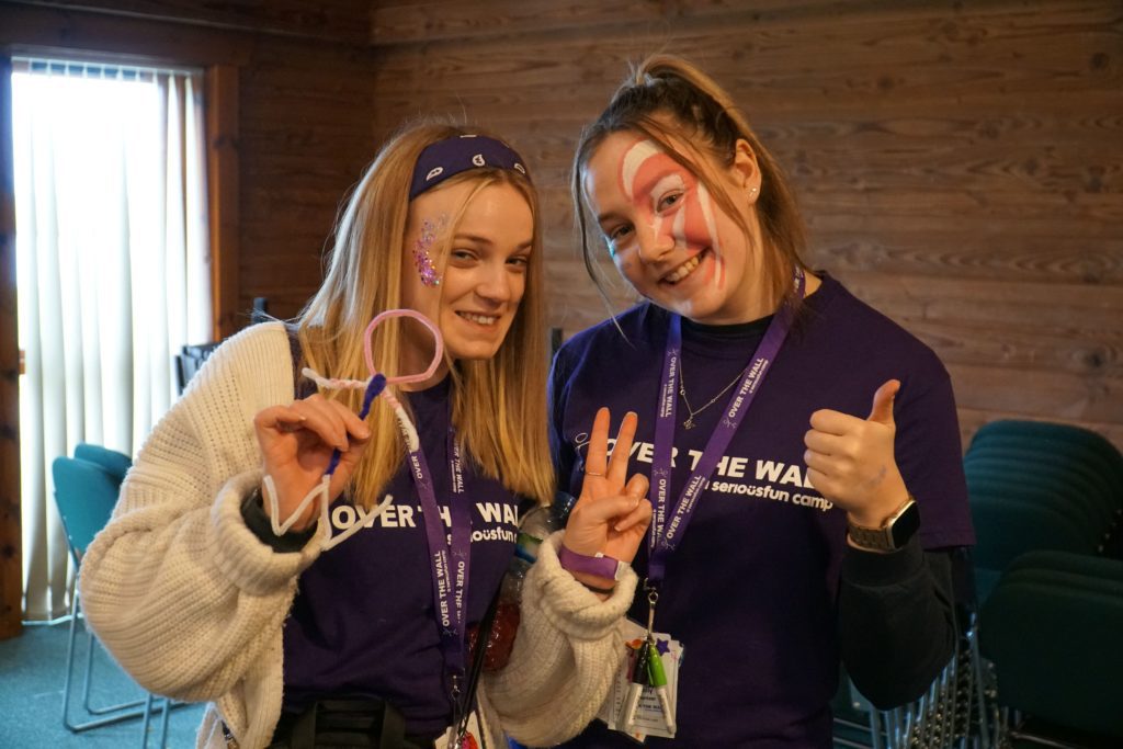 Volunteers at Over The Wall Residential Camp