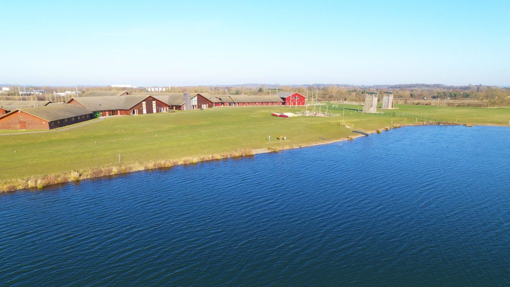 Whitemoor Lakes building and lakes
