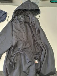 Gray waterproof coat