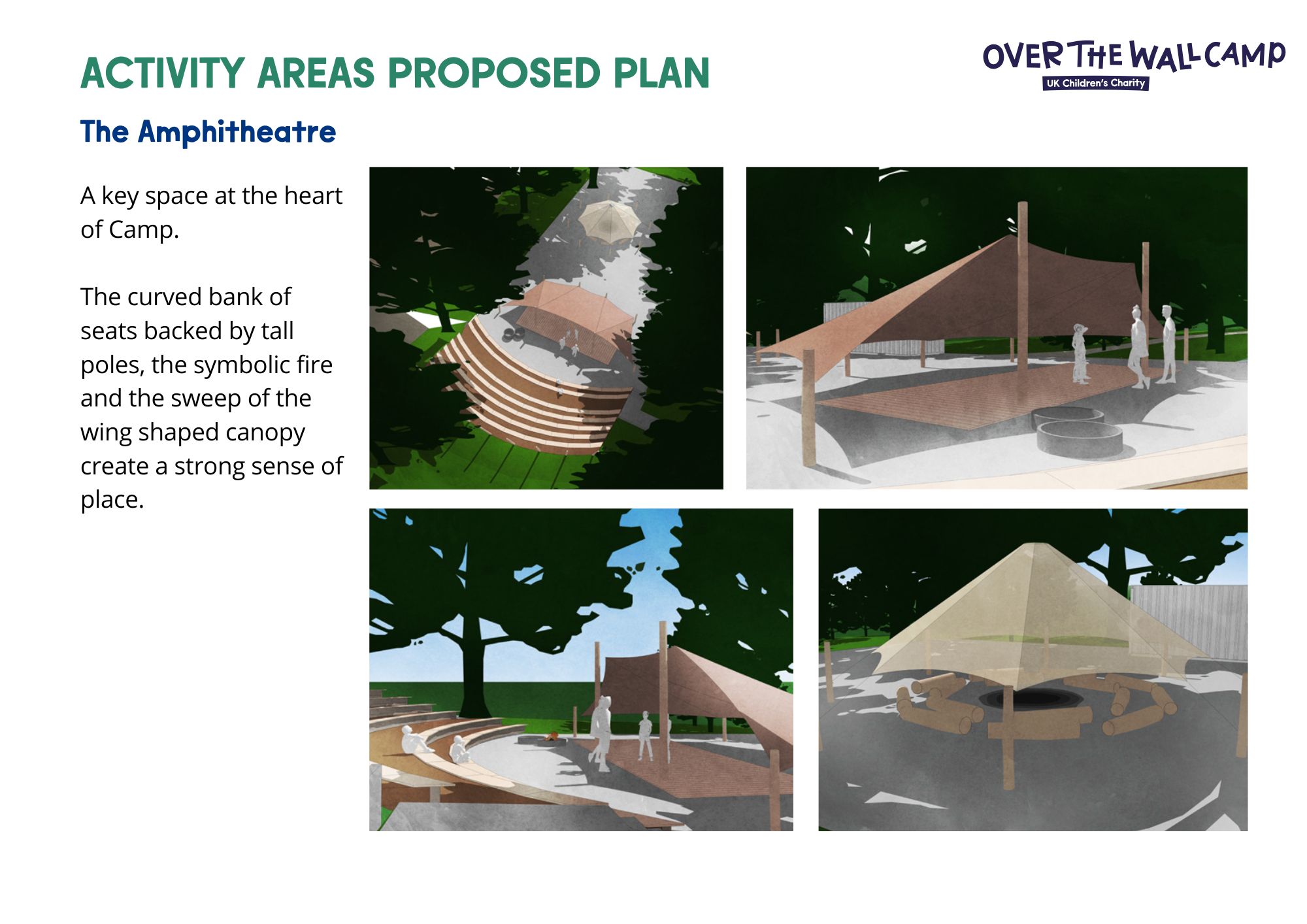 Concept design showing Amphitheatre artist drawings