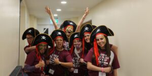 Activity Leader Volunteers dressed as pirates