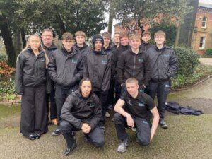 Team of young people from Valliant UK in branded clothing at Over The Wall Camp