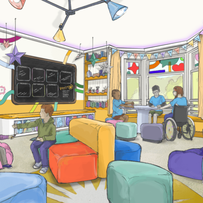 Katapult concept design drawing for children's charity Over The Wall Camp